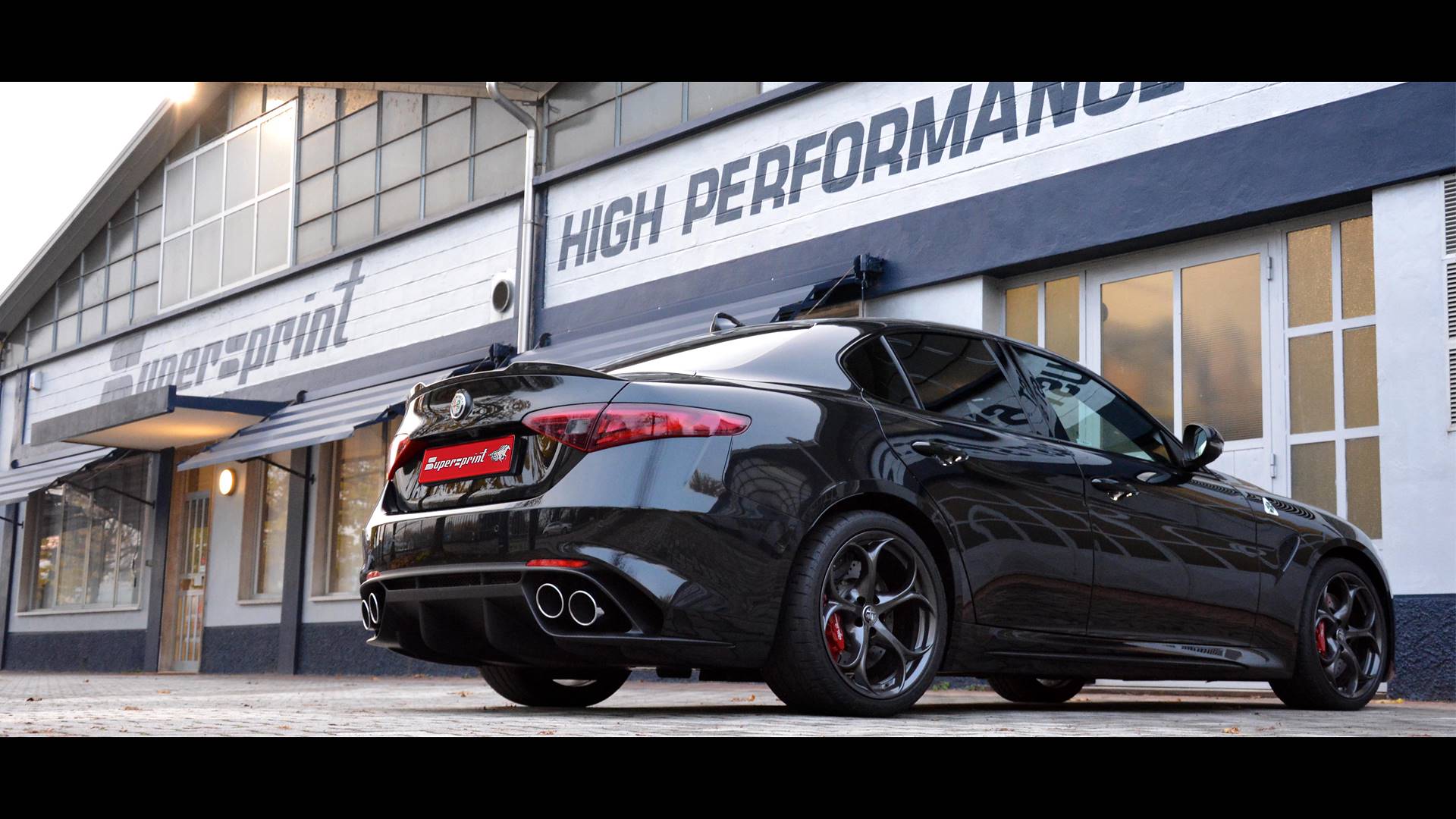 Alfa Romeo Giulia Quadrifoglio - Supersprint full exhaust system with valve